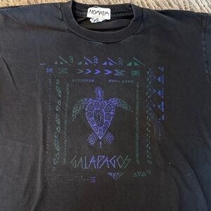 Nomad Black and Purple Galapagos Turtle Tee